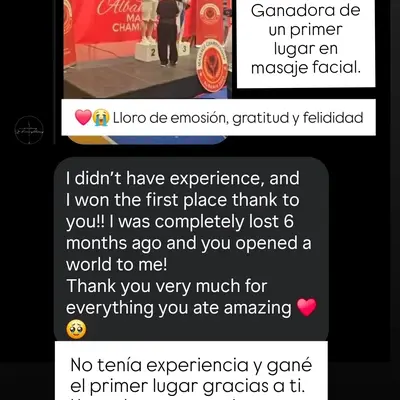 Testimonio de Rosi Facial sobre el curso de masaje facial profesional Rosifacial